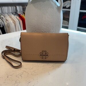 Tory Burch Tan Leather Crossbody Bag